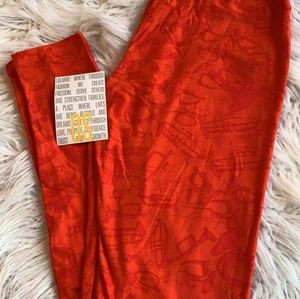 NWT! Lularoe leggings musical instruments!